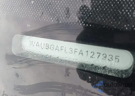 2015 Audi S4 3.0T Premium Plus from USA, damaged, VIN WAUBGAFL3FA127935